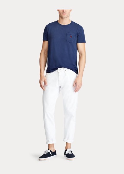 Jeans Polo Ralph Lauren Hombre Blancos - Hampton Relaxed Straight - PKELY1290